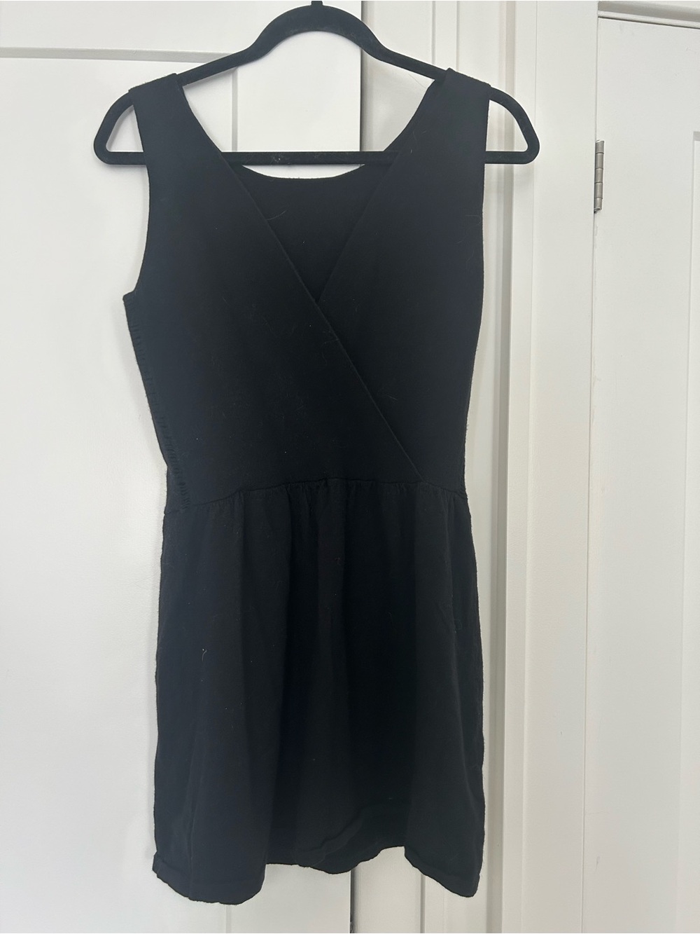 Theory Black Sleeveless Mini Dress